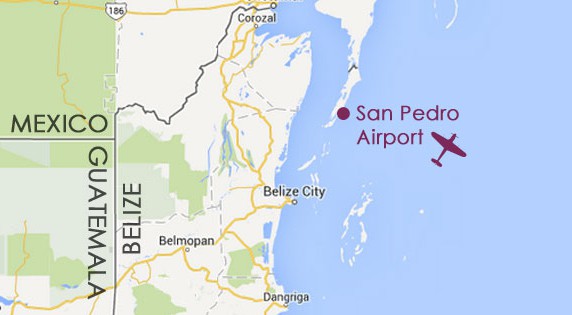 Map to San Pedro