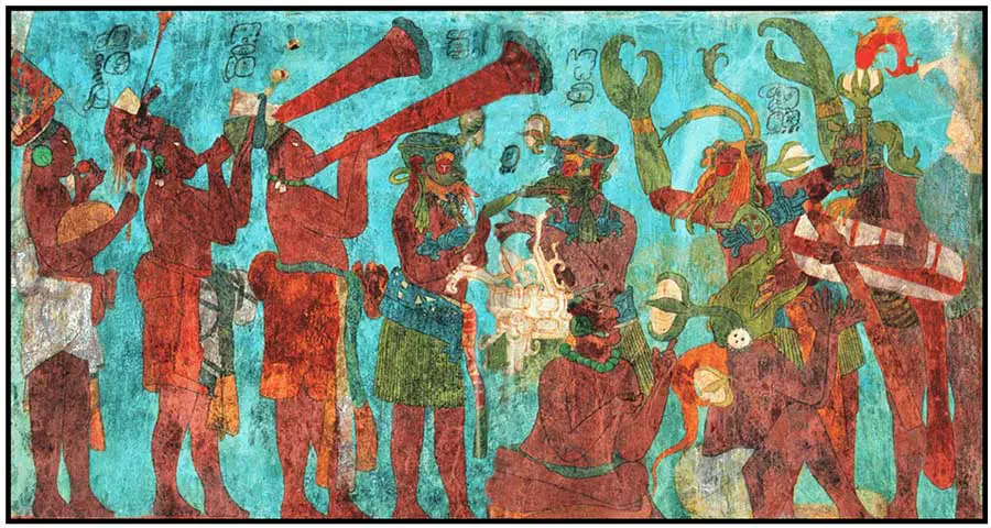 Maya musicians